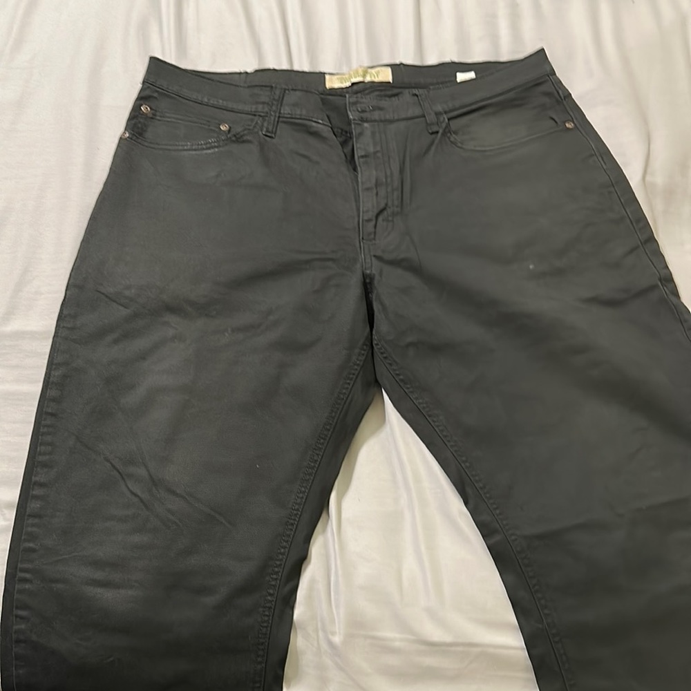 Faded black jeans